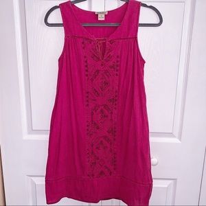 Lucky Brand Embroidered Dress